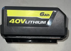 RYOBI 40V High Capacity Lithium 6Ah Battery OP40605VNM - Picture 1 of 7