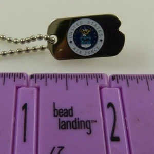 Sombrero o corbata de la Fuerza Aérea de los Estados Unidos etiqueta de perro estrella - Imagen 1 de 7