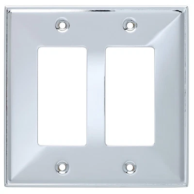 4x Brainerd Beverly Double Decorator Wall Plate/Switch Plate /Cover, +1 free - Image 1 of 2
