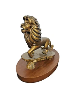 Disney Parks Il Re Leone Simba Statua Statuina Bronzo 20 Anni Membro Cast - Foto 1 di 11