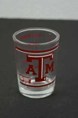 Texas A&M University Aggies Shot Glass Officially Licensed Cover