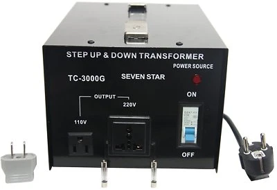 Seven Star TC-3000 110/120/220/240-Volt Step Down up Transformer 3000W Watt  - Image 1 of 3