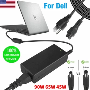 Laptop Charger Adapter Power Cord FOR Dell Inspiron 11 13 15 17 3000 5000 7000 - Picture 1 of 10