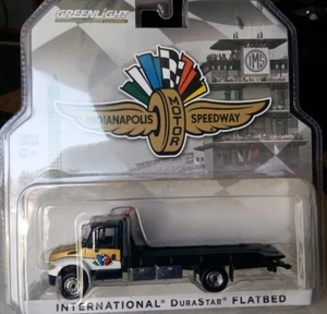 1/64 GREENLIGHT INTERNATIONAL DURASTAR 4400 FLATBED TOW TRUCK CAMION - Picture 1 of 5