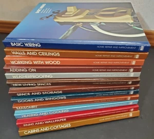 12 Time Life HOME REPAIR AND IMPROVEMENT 36 Books very good condition - Foto 1 di 15