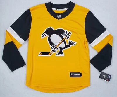 Camiseta deportiva para hombre Fanatics talla mediana Pittsburgh Penguins NHL Breakaway nueva con etiquetas Foto 1 de 4