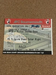 2004/05 AFC Bournemouth V Milton Keynes Dons 28-03-2005 Liga 1 Partido - Imagen 1 de 1