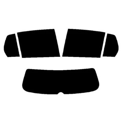 Pre Cut Window Tint for VW Golf 5-door 2009-14 (MK6) 5% Limo Black Rear Car Film - Image 1 of 4