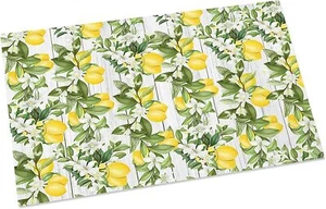 Welcome Doormat Summer Lemon White Flower Green Leaf,Non Slip Indoor Floor Mat - Picture 1 of 6