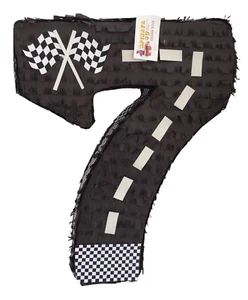 Tema todoterreno número siete piñata coche de carreras tema - Imagen 1 de 1