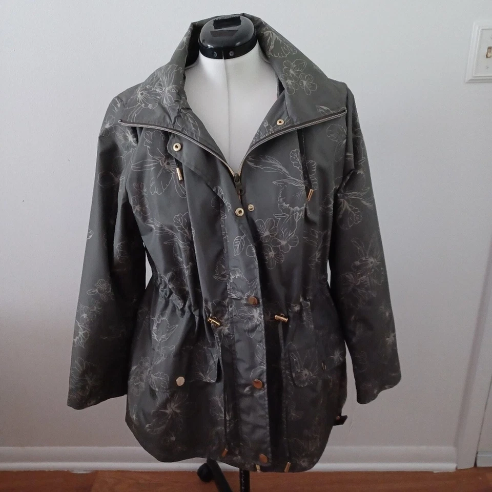 NUEVO CON ETIQUETAS Chaqueta Breckenridge Fall verde oliva resistente al agua y al viento Foto 1 de 4