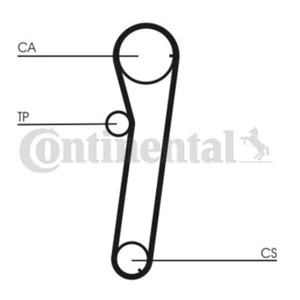 ContiTech Timing Belt Kit Set - Part No: CT740K1 - 93 Teeth - EO Quality - Picture 1 of 3