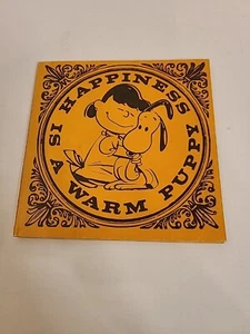 Happiness Is A Warm Puppy Erdnüsse 1962 Taschenbuch 1. Auflage Schulz Vintage - Bild 1 von 7