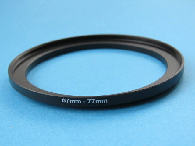 67mm to 77mm Step Up Step-Up Ring Camera Filter Adapter Ring 67-77mm - Image 1 of 2
