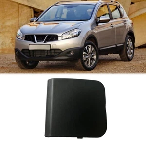 Front Towing Eye Cover Cap ABS Plastic Black Fit for Nissan Qashqai J10 2010-14 - Picture 1 of 11