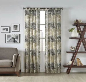 Pares de paneles de ventana tropical Go Marley, 60" x 63", verde, AA2666 *NUEVO* - Imagen 1 de 1