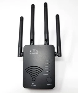 WiFi Extender Dual-Band 1200Mbps Coverage up to 13,800 Square feet 105+ Devices - Picture 1 of 1