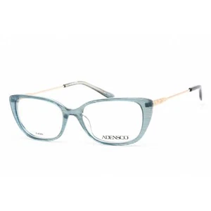 Adensco Women's Eyeglasses Blue Crystal Acetate Cat Eye Frame AD 242 0OXZ 00 - Picture 1 of 2