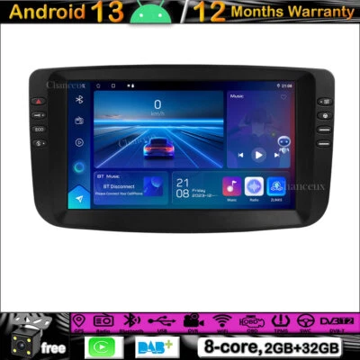 Unidad Principal Android 13 9" GPS SAT Navegación Radio Carplay Para Fiat Linea Punto EVO 12-15 - Imagen 1 de 4