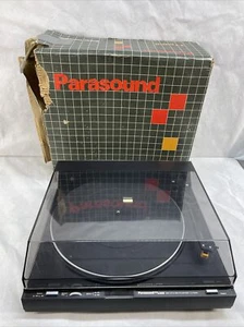 Vintage Parasound TTB300 Belt Drive Semi-Automatic Turntable Record Player Box - Picture 1 of 19