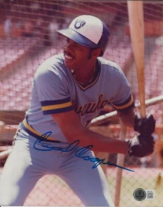 Cecil Cooper signed Milwaukee Brewers 8x10 photo autographed Beckett COA - Picture 1 of 1