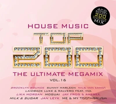 House Music Top 200 Vol.16  - 4 CD's NEU/OVP - Bild 1 von 2