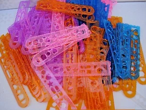 Tracing Rulers 4.5" Lot Of 144 Carnivals, Party Toys Favors, Vending - Picture 1 of 2