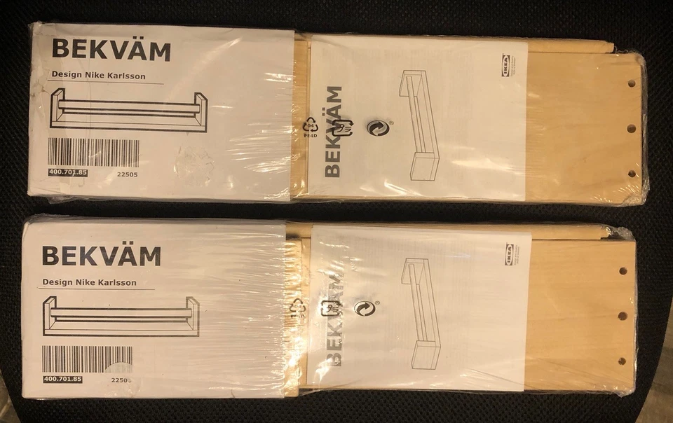 IKEA 400.701.85 Bekvam Spice Rack Birch Set of 2