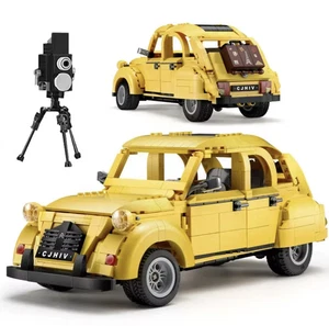 C61026W CaDA 1:12 Citroën 2CV Building Blocks Creator Expert MOC 1238pcs - Picture 1 of 13