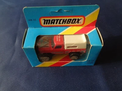 MATCHBOX MB 35 PICK-UP CAMPER ASPEN SKI HOLIDAYS  ANNO 1983  SCALA 1:64 - Immagine 1 di 4