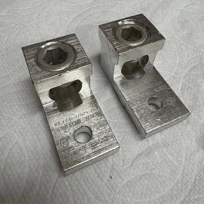 2 Pcs. SQUARE D SE37621-22, ALUMINUM TERMINAL LUGS, 6-300MCM, AL9CU, UL LISTED - Image 1 of 4