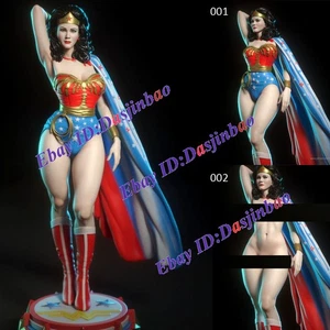 Wonder Woman Vintage 1/8 1/3 3D Print Model Kit Unpainted Unassembled 2 Ver NSFW - Picture 1 of 16