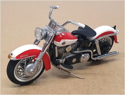 Franklin Mint 1/24 Scale B11WC34 - 1958 Harley Davidson Duo-Glide - Red/White - Image 1 of 4