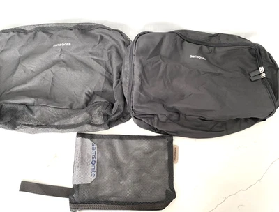 SAMSONITE TOILETRY BAGS Lot of 3  MAKEUP TRAVEL JEWELRY Mesh Bags - Image 1 of 4