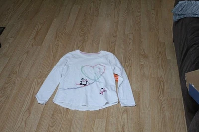 Wonder Nation Girls White Printed Long Sleeve Shirt    Sz 14/16  NWT$11.88 - Image 1 of 3