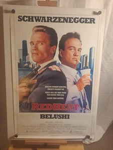 Póster original de la película Red Heat 27x41 una hoja 1988 enrollado Arnold Schwarzenegger - Imagen 1 de 7