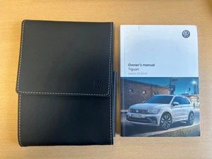 VOLKSWAGEN TIGUAN OWNERS MANUAL AND WALLET 2016-2020 MANUAL **FREE POSTAGE** - Picture 1 of 1