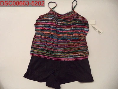 Traje de baño de una pieza multicolor Trimshaper para mujer talla 22W 754509466712 Foto 1 de 4