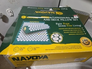 Nayoya PN0021 Rücken- und Nackenschmerzlinderung Akupressurmatte und Kissen Set - Bild 1 von 10