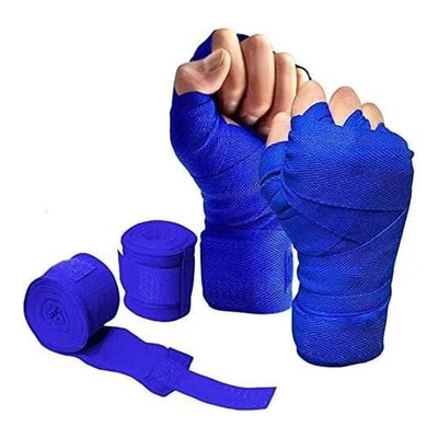 9 Pairs Custom Logo Boxing Hand Wraps 100% Cotton High Quality Kickboxing - Image 1 of 4