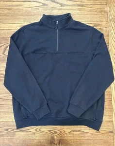 Cornerstone Workwear Herren 3XL Navy 1/4 Zip Pullover Sweatshirt Neu ohne Etikett - Bild 1 von 5