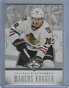 2012-13 Limited Silver #90 Marcus Kruger 13/99 - Picture 1 of 2