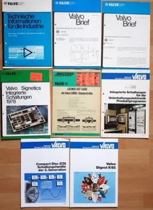 8x Valvo alte Broschüren 1970er Schaltungen Informationen für Industrie Elemente - Bild 1 von 2