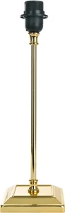 klassischer Metall-Lampenfuss *quadratisch",  false Gold Höhe 41cm E27 - Bild 1 von 2