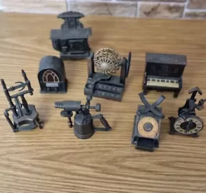 Play Me Pencil Sharpener Bundle 8 Vintage Novelty Die Cast Rare Piano Collectors - Picture 1 of 11