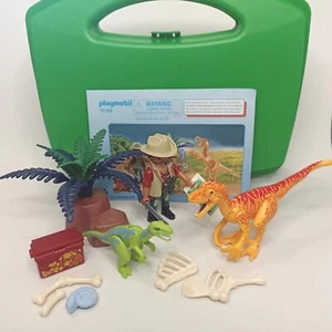 Playmobil _ 70108_ Dino Explorer Carry Case_ 99% Complete - Picture 1 of 7