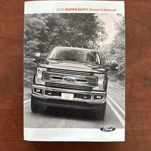 2018 Ford Super Duty F250 F350 Owners Manual Set w/ Case OEM service guide - Picture 1 of 6