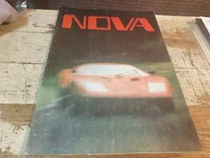 1970s NOVA SPORTS CARS UK Original Sales Brochures, Price Lists etc PURVIS - Picture 1 of 12