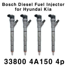 Bosch CRDI Diesel Fuel Injector 338004A150 4P Set for Hyundai Starex Kia Sorento