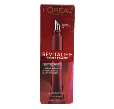 Tratamiento de ojos L'Oréal Paris Revitalift Triple Power - FÓRMULA ORIGINAL - 0,5 oz Foto 1 de 4